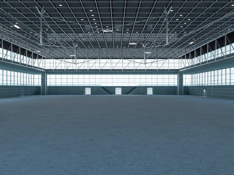Exhibition Hall 23 3D Model