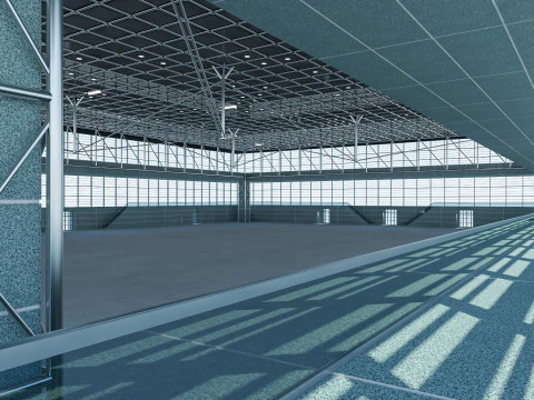 Exhibition Hall 23 3D Model