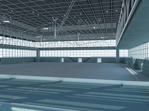 Exhibition Hall 23 3D Model
