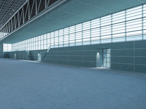 Exhibition Hall 23 3D Model