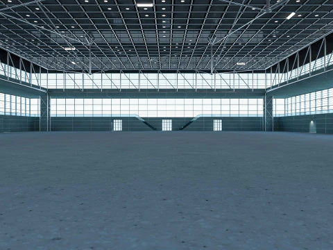 Exhibition Hall 23 3D Model