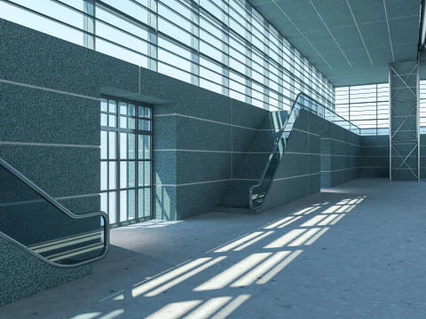 Exhibition Hall 23 3D Model