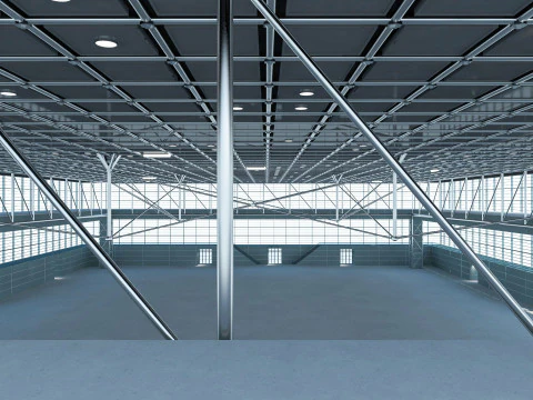 Exhibition Hall 23 3D Model