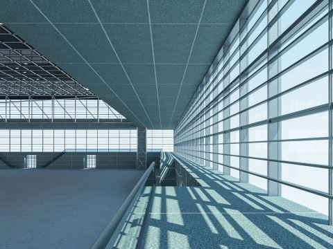 Exhibition Hall 23 3D Model