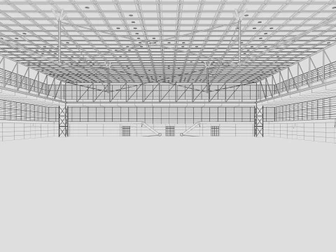 Exhibition Hall 23 3D Model