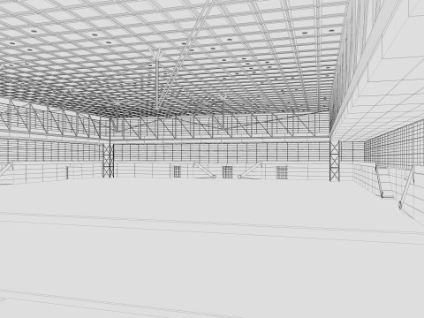 Exhibition Hall 23 3D 모델