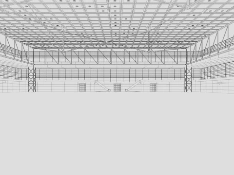 Exhibition Hall 23 3D Model