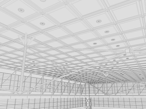 Exhibition Hall 23 3D 모델