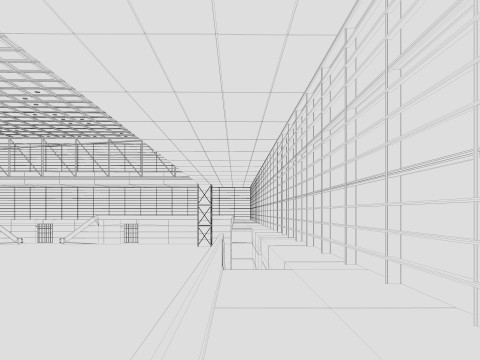 Exhibition Hall 23 3D 모델