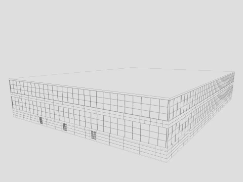 Exhibition Hall 23 3D Model