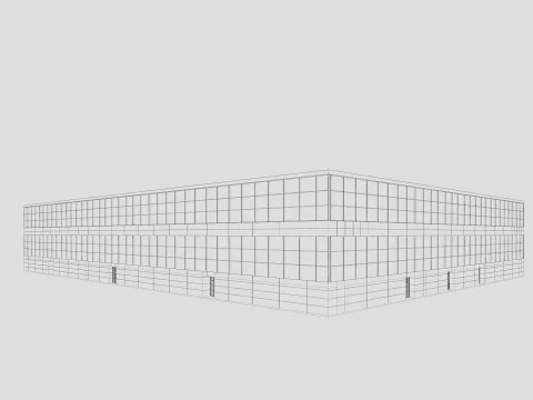 Exhibition Hall 23 3D Model