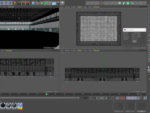 Exhibition Hall 23 3D Model
