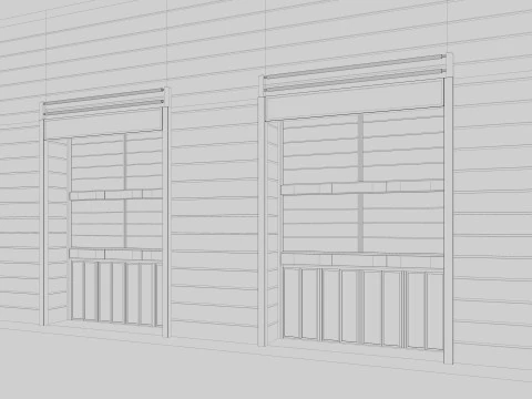 Exhibition Hall Warehouse 24 3D Model