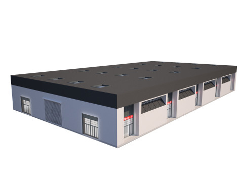Exhibition Hall interior and exterior 25 3D 모델