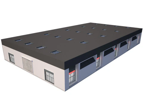 Exhibition Hall interior and exterior 25 3D Model