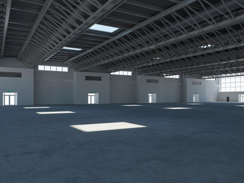 Exhibition Hall Warehouse 26 3D 模型