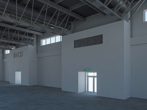 Exhibition Hall Warehouse 26 3D 模型