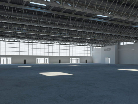 Exhibition Hall Warehouse 26 3D 模型