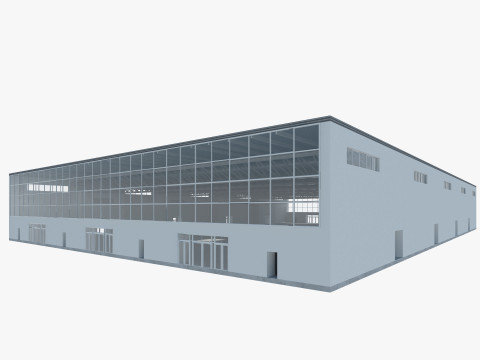 Exhibition Hall Warehouse 26 3D 模型