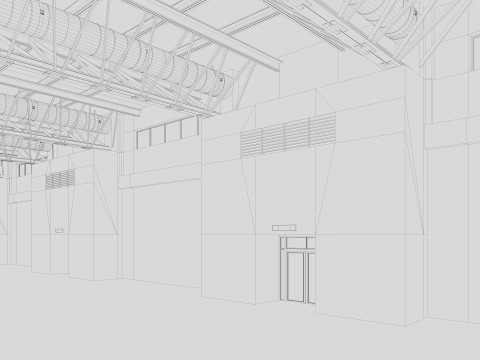 Exhibition Hall Warehouse 26 3D 模型