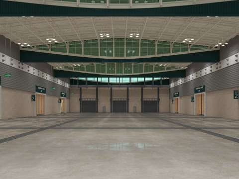 Exhibition Hall 28 Model 3D