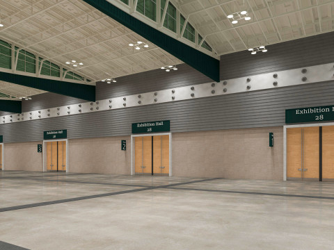 Exhibition Hall 28 Model 3D