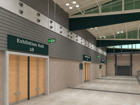 Exhibition Hall 28 Model 3D