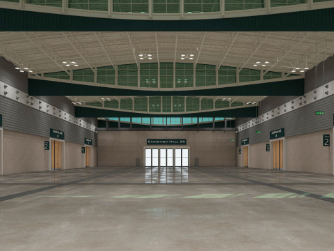 Exhibition Hall 28 Model 3D