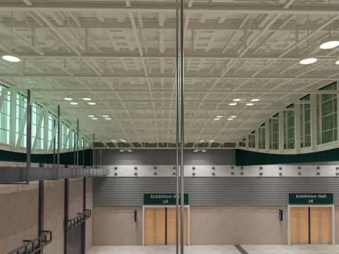 Exhibition Hall 28 Model 3D