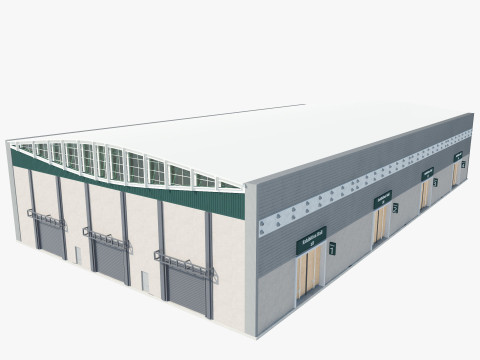 Exhibition Hall 28 Model 3D