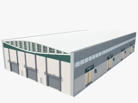 Ausstellungshalle 28 3D Modell