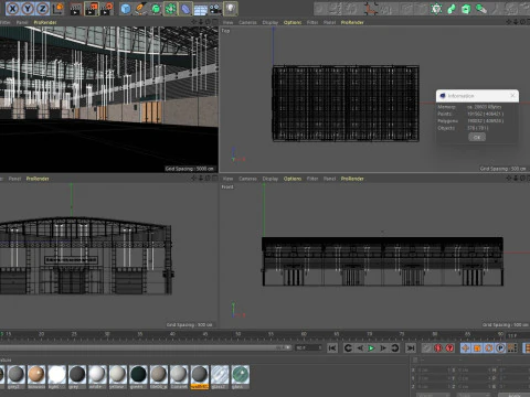 Ausstellungshalle 28 3D Modell