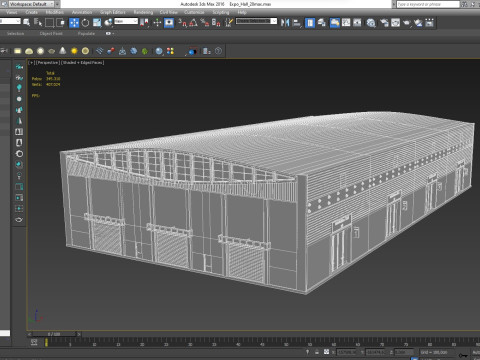 Exhibition Hall 28 Model 3D