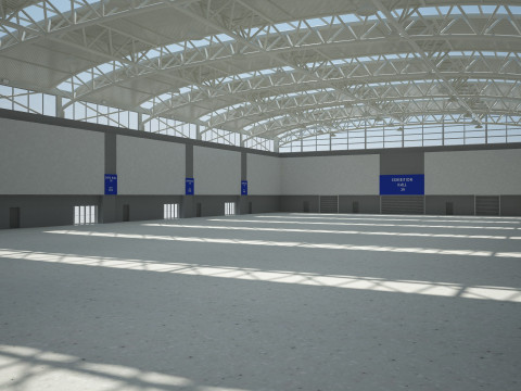 Exhibition Hall 29 3D Model
