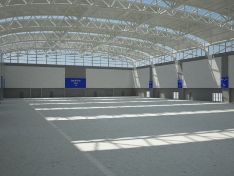 Exhibition Hall 29 3D-Modell
