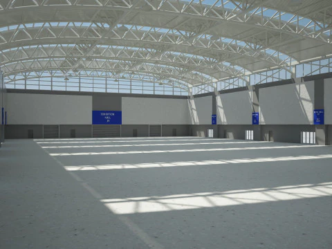Exhibition Hall 29 3D Model