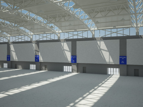 Exhibition Hall 29 3D-Modell