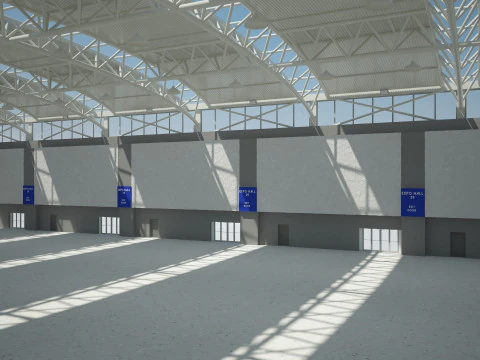 Exhibition Hall 29 3D Model
