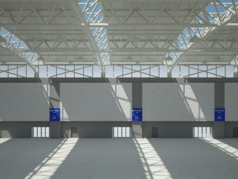 Exhibition Hall 29 3D-Modell