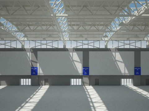 Exhibition Hall 29 3D Model