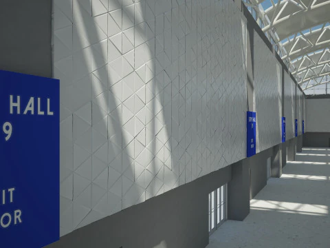 Exhibition Hall 29 3D Model