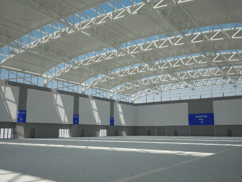 Exhibition Hall 29 3D Model