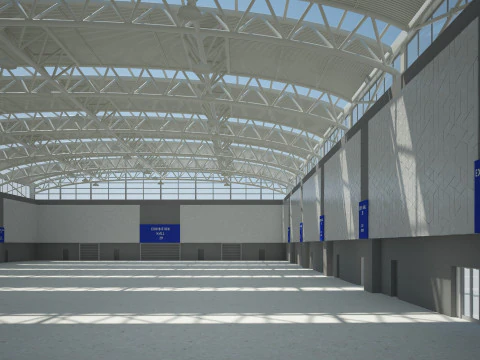 Exhibition Hall 29 3D Model
