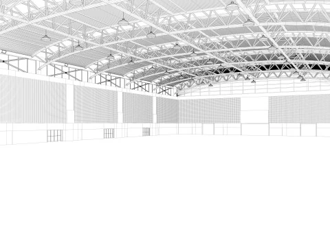 Exhibition Hall 29 3D Model