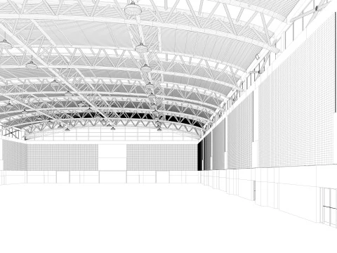 Exhibition Hall 29 3D Model