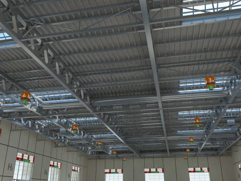 Exhibition Hall Warehouse 31 3D Model