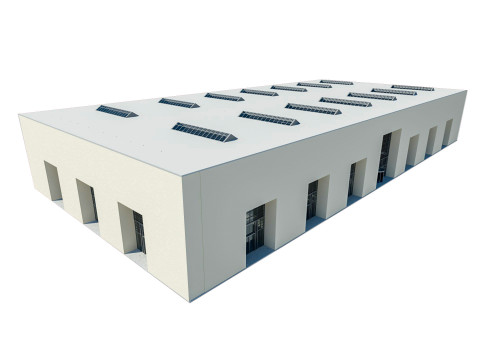 Exhibition Hall Warehouse 31 3D Model