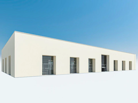 Exhibition Hall Warehouse 31 3D Model