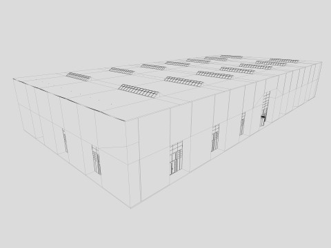 Exhibition Hall Warehouse 31 3D Model