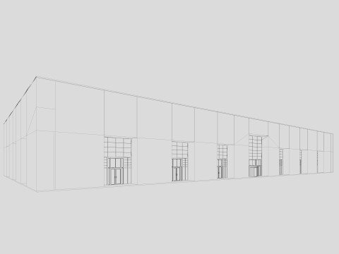 Exhibition Hall Warehouse 31 3D Model